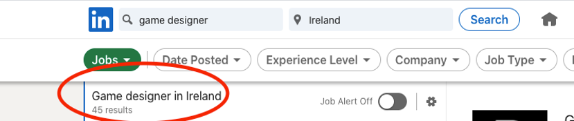 game designer jobs ireland