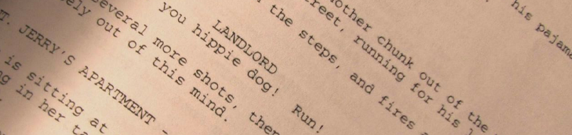 course in scriptwriting